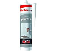 Fischer Masilla acrílica 98677 gris para grietas, pintable, lavable, alta adherencia 300 ml