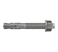 fischer - Pernos anclaje para hormigón 10x105 FBN II para pared, toldos, hamaca, Caja 50 tacos metálicos