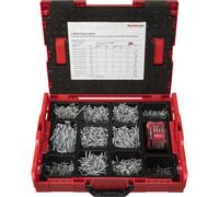 Fischer Surtido de tornillos Power-Fast II L-Boxx 102 – 1811 piezas, 11 dimensiones, incluye ProfiBit