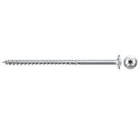 Fischer PowerFast FPF II WT25P 5,0 x 120 cm, revestimiento zincado, rosca parcial, cabeza de disco con huella Torx T25 / caja de 100