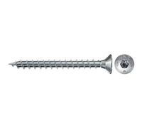 fischer PowerFast II CTF 3.0x30 - Tornillo para aglomerado (200 unidades, rosca completa, cabeza avellanada con estrella interior, tornillo para carpintería, reduce la resistencia al atornillado y el