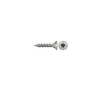 fischer PowerFast II CTF - Tornillo para aglomerado (4,0 x 30, A4, 200 unidades, cabeza avellanada, alojamiento estrella interior TX), rosca completa, acero inoxidable A4, para montaje en madera