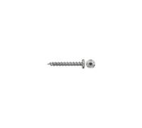 fischer PowerFast II PTF - Tornillo para aglomerado (200 unidades, 5,0 x 30 mm, A2 200, cabeza semicircular, alojamiento estrella interior TX), rosca completa, acero inoxidable A2, para uniones de