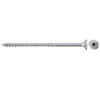 fischer PowerFast II - Tornillo para aglomerado (5,0 x 100, cabeza avellanada con estrella interior TX25, rosca parcial, tornillo para carpintería, reduce la resistencia al atornillado y el tiempo de