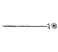 fischer PowerFast II - Tornillo para aglomerado (6,0 x 160, cabeza avellanada con estrella interior TX, rosca parcial, tornillo para carpintería, reduce la resistencia y el tiempo de atornillado, gvz,