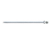 fischer PowerFull II 8,0 x 100 - Tornillo de rosca completa (50 unidades) con innovadora geometría de punta, tornillo de acero para estructuras de madera con cabeza avellanada, reduce el riesgo de