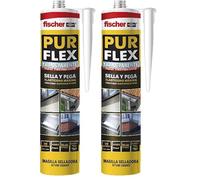 fischer - Purflex Blanco/ (Cartucho de 310 ml), 511367 (Paquete de 2)