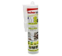 Fischer Sellador de juntas MS polímero sin silicona, alta adherencia Blanco 290 ml