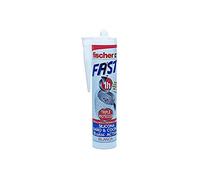 fischer silicona para baños y cocinas, Blanca, Formato Cartucho