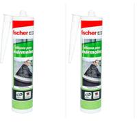 fischer silicona para marmoles, Silicona Marmoles Transparente, Formato Cartucho (Paquete de 2)