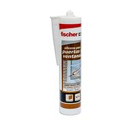 Fischer – Silicona neutra para puertas y ventanas – Sellador 300 ml blanco – Alta elasticidad