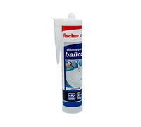 Fischer Silicona para sanitarios 20819 Transparente Formato cartucho 300 ml Neutro