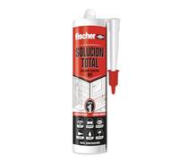 Fischer Adhesivo sellador Solución Total Cristal — Flexible, Baja merma, Transparente — 290 ml