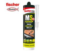 Fischer 502489 - Polimero MS sellante/adhesivo negro