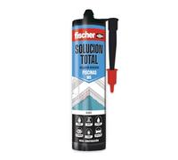 fischer - Solución Total Piscinas | Sellante Adhesivo MS Polímero | Elasticidad Permanente y Curado Rápido | Uso en Construcción, Juntas Sanitarias y Fachadas | 290ml | Blanco