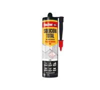 fischer Adhesivo y sellante MS polímero Solución Total Plato de Ducha Alta resistencia 290 ml Blanco