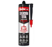 Fischer Adhesivo y Sellador MS Polímero Solución Total Profesional 300kg 290 ml Negro