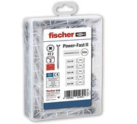 fischer - Surtido de tornillos para madera, 220 uds