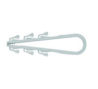 fischer - Taco Brida Sf Plus Ls 3-13. Para fijación de cableados, tubos de luz, cables de exterior en muro (100 unidades)