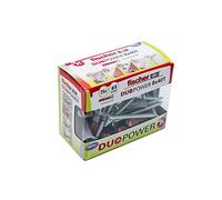 Tacos duopower 8x40mm con tornillos 25uds fischer