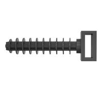 Fischer Taco Fijación Brida Nylon Negro 8mm 100 Pz: Tacos de nylon duraderos para fijaciones firmes en múltiples superficies.