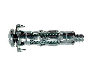 Fischer - Taco metálico para cuerpo hueco HM One Piece 5 x 37 mm con tornillo métrico - Caja de 50