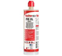 fischer | taco quimico,resina vinilester para hormigon, ladrillo hueco, varilla roscada para fijar toldos, antena, escalera (410ml)