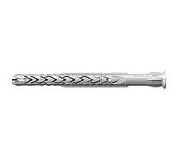 Fischer Tacos alargados SXRL 10 x 120 sin tornillos, de nailon para la fijación de fachadas, falsos techos, cerraduras, ventanas, apto para hormigón, ladrillo lleno y perforado, 539630