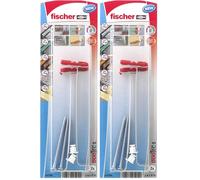 fischer - Tacos Compatibles con Placas de Yeso PLADUR®, tacos pared fischer, 2 unidades (Paquete de 2)