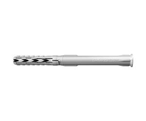 fischer - Tacos largos pared, tacos nylon con tornillo SXR 10x100 mm con cabeza avellanada para estructuras metálicas y de madera, Caja de 200 Uds