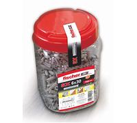 fischer Tacos pared para hormigón SX 6x30 para fijar lámparas, cuadros, Cubo tacos 750 uds