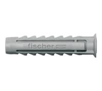 fischer Tacos pared para hormigón SX 8x40 + tornillos para fijar lámparas, cuadros, Caja 50 tacos + 50 tornillos