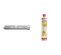 fischer - Tamiz taco químico 16 x 85 FIS H K, bolsa 50 unidades + T taco quimico,resina poliester para fijar toldos, antena tv, escalera en hormigon, ladrillo hueco (300ml)