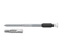 fischer TherMax 10/200 M6 (2) - Sistema de montaje espaciador para materiales aislantes, tacos aislantes para fijar cargas ligeras en sistemas de aislamiento térmico, con cono antifrío