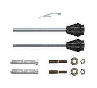 Fischer Thermax M12 M10 Klima, Kit de 2 tacos para fijación de climatizador en capa aislante, incluye barras de conexión M10 inoxidable, 569178