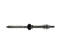 Fischer Tornillo doble rosca con junta STSR 10X250 A2 inoxidable (25 unidades)