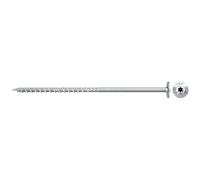 Fischer Tornillo para construcción Power-Fast FPF-WT 10,0 x 340 ZPP 50 galvanizado blanco, rosca parcial, punta Torx (50 unidades)