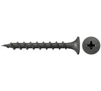 fischer Tornillos especiales FSN-TPR 3,9 x 35 - Tornillos de montaje rápido con cabeza trompeta y rosca gruesa para construcción en seco y acústico, fosfatados, 1000 unidades - Número de referencia 665049