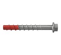 Fischer Ultracut FBS II 543565 - Tornillo para fijación de barandillas, perfiles de metal, estanterías en hormigón, 50 unidades, color gris