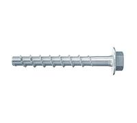 Fischer Ultracut FBS II 546393 - Tornillos para hormigón (6 x 100/45, para fijación de rieles, perfiles de metal, tuberías de hormigón, 100 unidades), color gris
