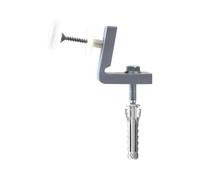 Fischer WB 5 NH - Fijación oculta para inodoro y bidé de suelo con agujeros laterales, para sanitarios con agujero ∅10 Art. 04245