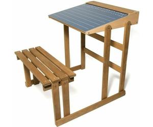 Fisher Price Puériculture Escritorio escolar JEUJURA en madera - roble teñido