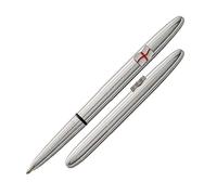 Fisher Space Pen - Bolígrafo de bala cromado con bandera de San Jorge - f600sgc