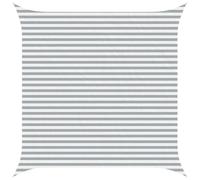 Fisinber Toldo cuadrado de 4 x 4 m, protección contra el viento y protección solar prémium Oxford para jardín, terraza, balcón, resistente a la intemperie, dispensador de sombra con anillo en D, gris
