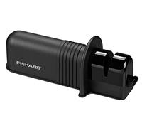 Fiskars Afilador de hachas y cuchillos Fiskars, Cabezal de afilado cerámico/carcasa de plástico reforzado con fibra de vidrio, Negro/Naranja, Solid, 1026797