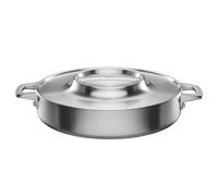 FISKARS - Asadera Norden de acero con recubrimiento y tapadera, diámetro 28 cm 1067635