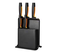Fiskars Bloque de 5 cuchillos Functional Form plástico negro