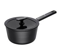 FISKARS Cacerola con Tapa, Hard Face, Capacidad: 2,5 litros | Aluminio/Plástico, Color: Negro, 1075525
