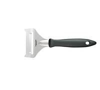 FISKARS Cortador de queso blando, Longitud total: 17,7 cm, Essential, Acero inoxidable/Plástico PP, Negro, 1065588