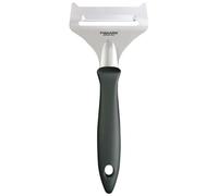 FISKARS Cortador de queso blando, Longitud total: 17,7 cm, Essential, Acero inoxidable/Plástico PP, Negro, 1065588